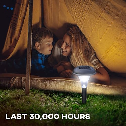 Miniatura 8 de Paquete de 10 luces solares de jardín Gardenbliss para el camino, césped e iluminación decorativa de tu patio, 0 volts