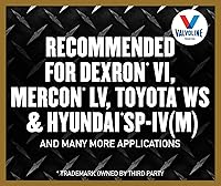 Vista 5 de Valvoline Líquido de transmisión ATF de protección extendida totalmente sintético 1 cuarto de galón