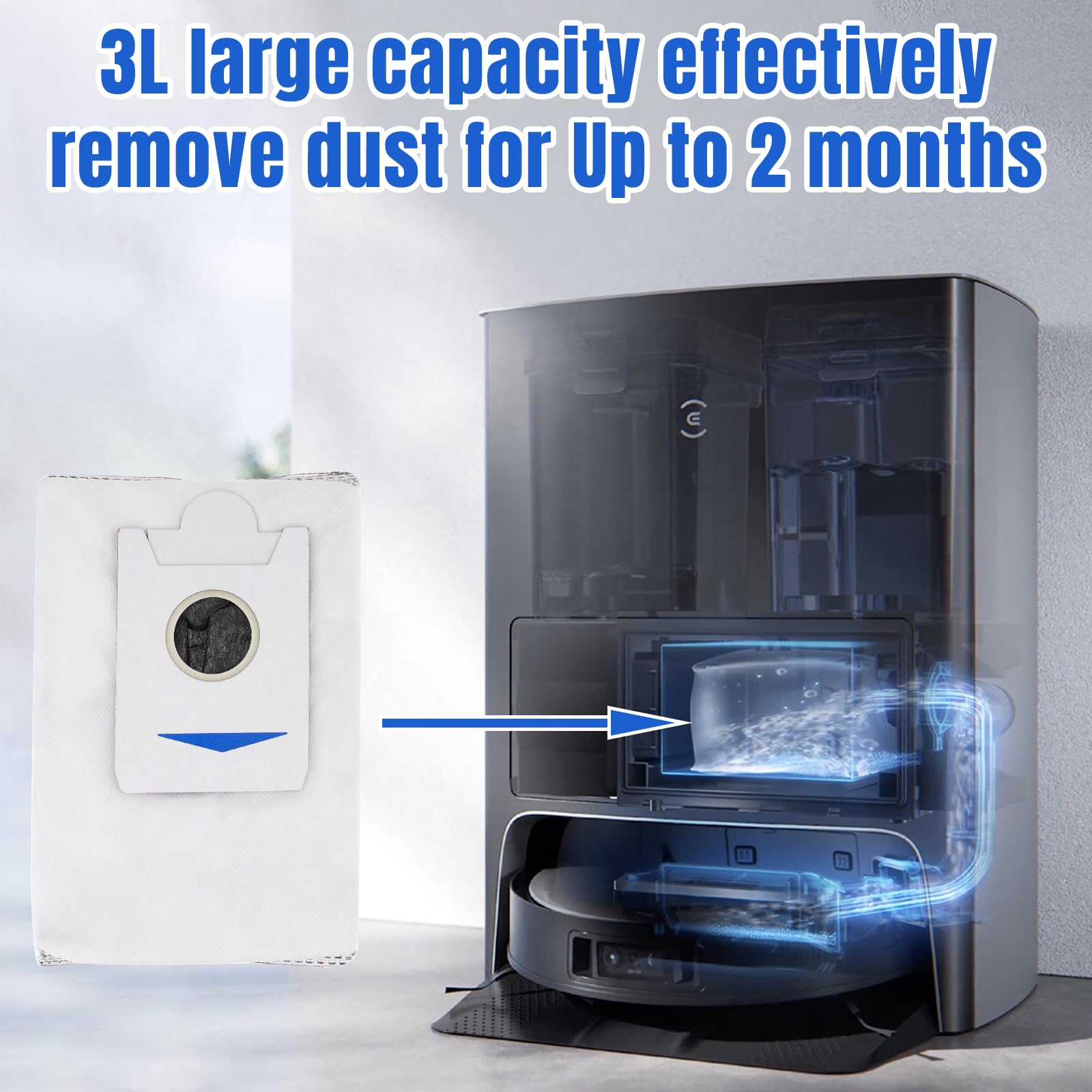 Amazon.co.jp: 10個のダストバッグECOVACS DEEBOT X2 / X2 Omni / X2 