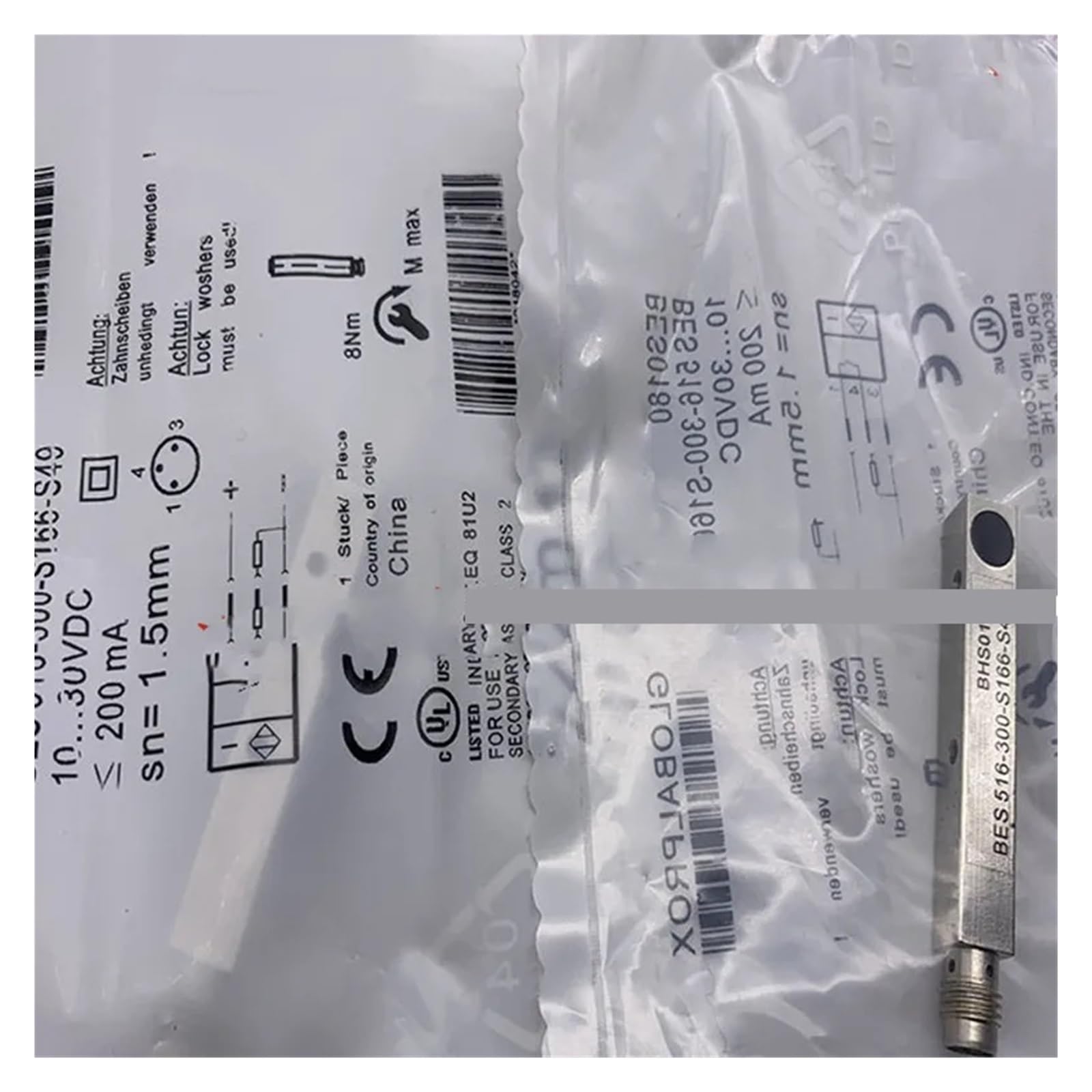 CXFCIHFT 1pcs Proximity Sensor BES0180 BES516-300-S166-S49