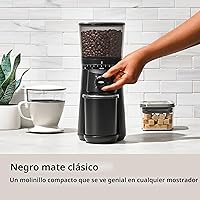 Vista 7 de OXO Brew - Molinillo de muelas cónicas - Negro mate, muelas de acero inoxidable, molienda inteligente automática de un toque
