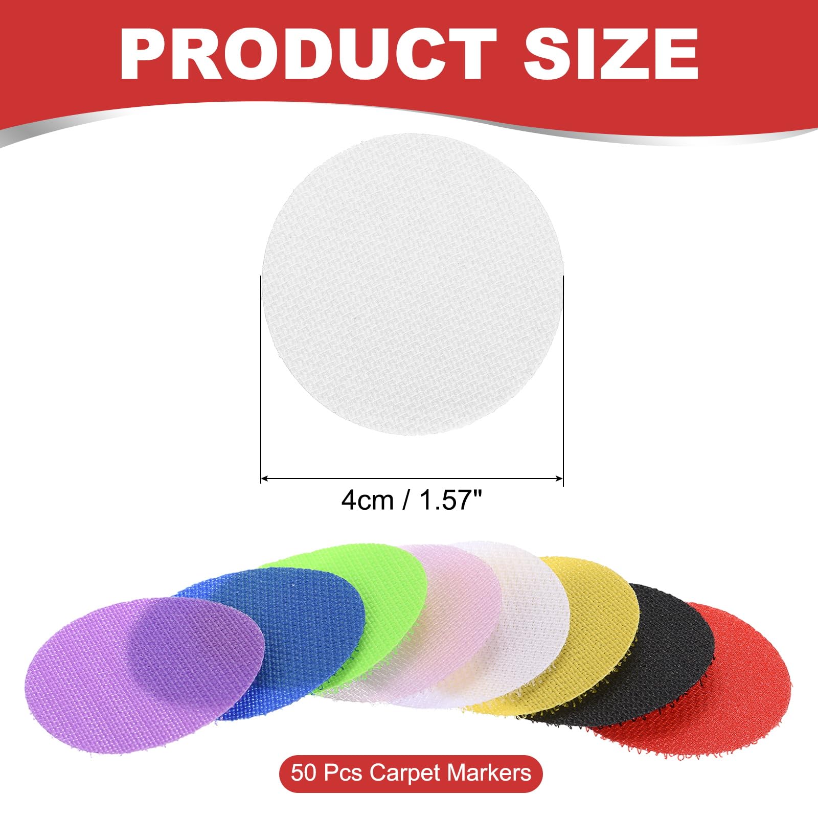 PATIKIL 1.6" Carpet Spot Markers - Image 2
