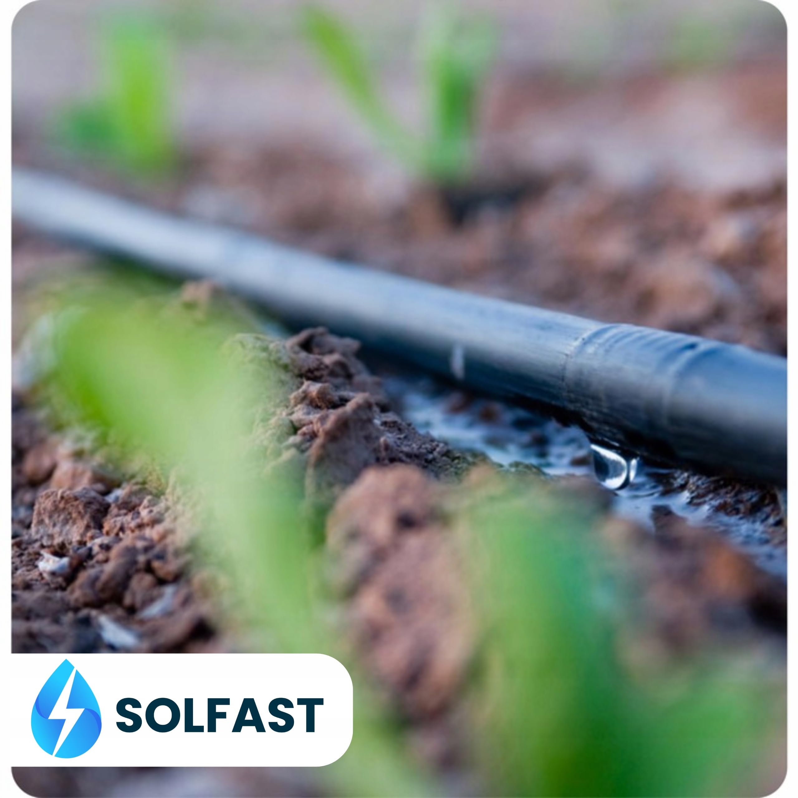Tuyau d'arrosage goutte à goutte 100 m 16 mm – Système d'irrigation avec goutteurs intégrés – 2 L/h – 33 cm de distance – Tuyau d'arrosage goutte à goutte