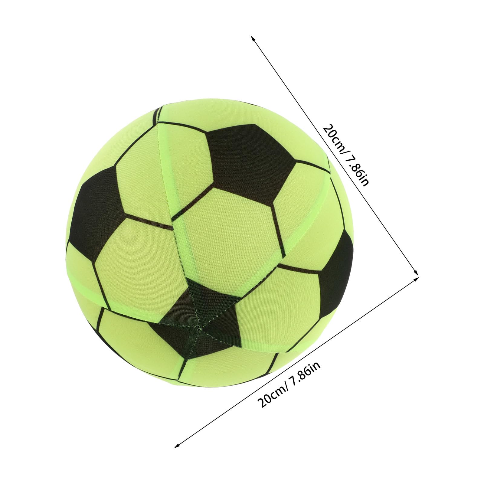 Balón de Fútbol Infantil Silencioso Tamaño 5 de Esponja y Tela