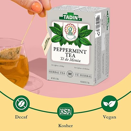 Vista 25 de Tadin Herb & Tea Co. mezcla de té de Guanábana, sin cafeína, 24 bolsitas de té, Paquete de 6