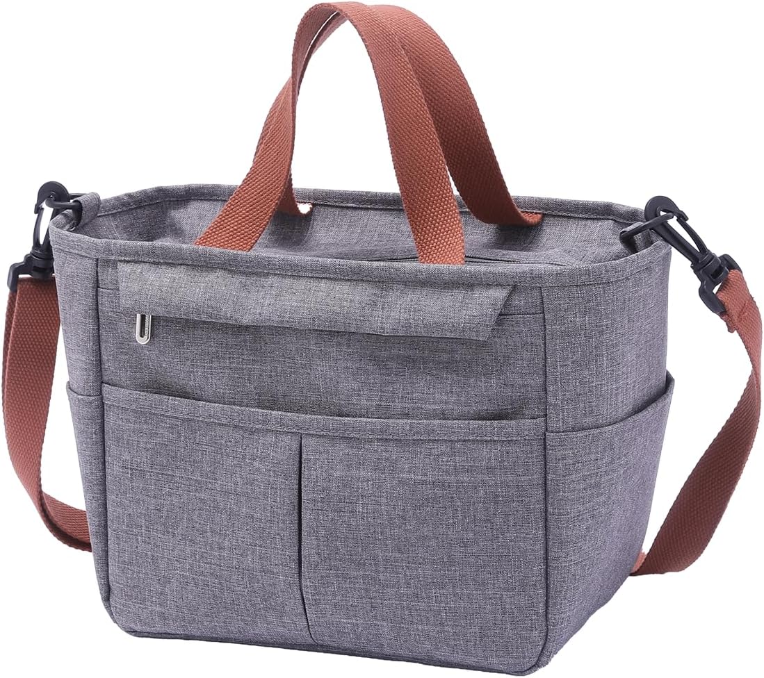 Sac à Lunch Isotherme Femme - Léger Étanche Grande Capacité Rose - HFLZBRO Pour Travail Et Voyages