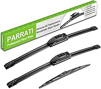 Vista 1 de PARRATI® Limpiaparabrisas para Hummer H3 2006-2010, 17 pulgadas + 16 pulgadas delanteras y 11 pulgadas traseras, cuchillas limpiaparabrisas