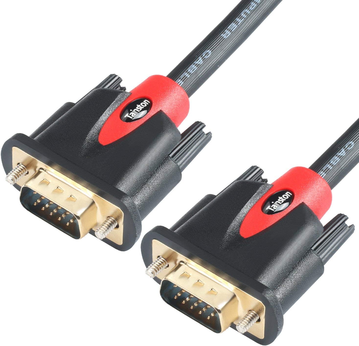 VGA to VGA Cable HD15 Monitor Cable with Ferrites Male to Male-100 Feet