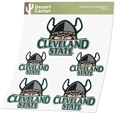 Amazon.com: Cleveland State University Sticker CSU Vikings Stickers ...