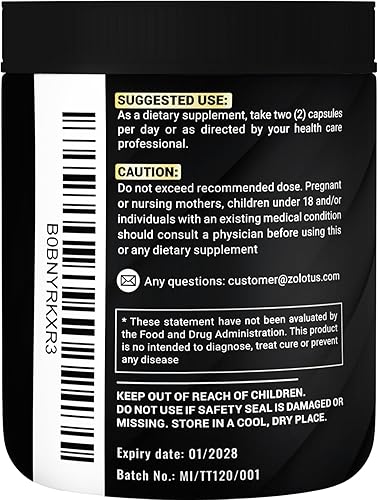 Miniatura 3 de Tribulus Terrestris 13 en 1, 16000 mg por porción con maca, hierba de cabra cachonda, ginseng Panax, palma de sierra, Tongkat Ali, Shilajit.
