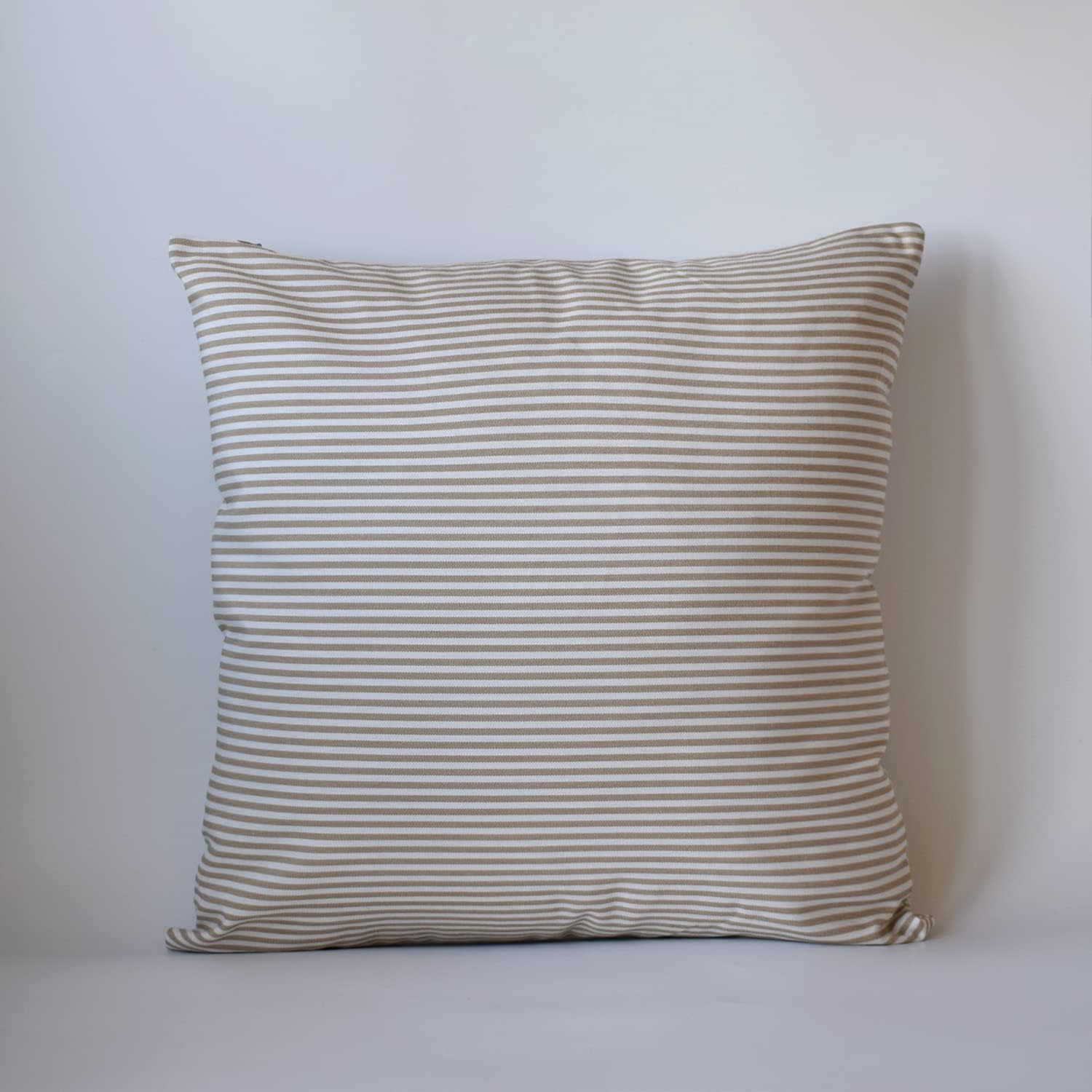 HOPLEE Farmhouse 24x24 Pillow Covers with Buffalo Plaid, Solid Beige, Striped and Gingham Plaid Design 24x24 Inches,4 Pack