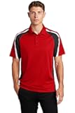 Men's Tricolor Micropique Sport Wick Polo