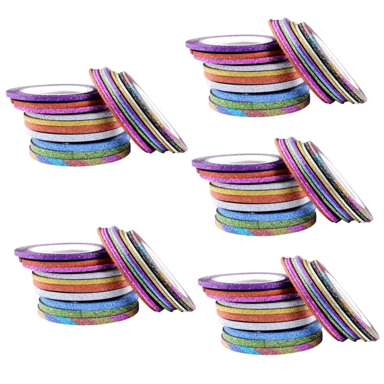 Healeved 150pezzi Adesivper Unghie Nail Art Autoadesivi Per Decorazioni Manicure Sicuri e Facili Usare