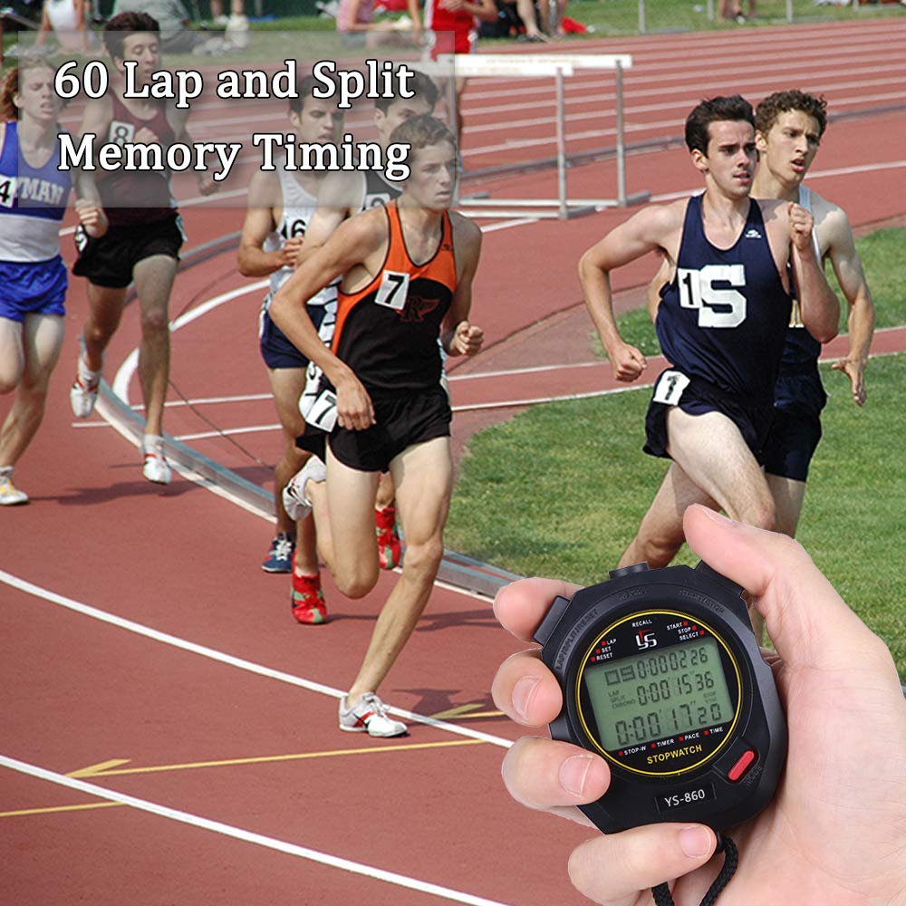 Buy PULIVIA Sports Stopwatch Timer Lap Split Memory Stopwatch with