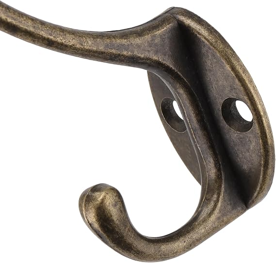 SEUNMUK 20 PCS Heavy Duty Vintage Coat Hooks, Wall Mounted Coat Hooks Zinc Alloy Robe Hooks for Hanging Coat, Key, Hat, Bag, Cup