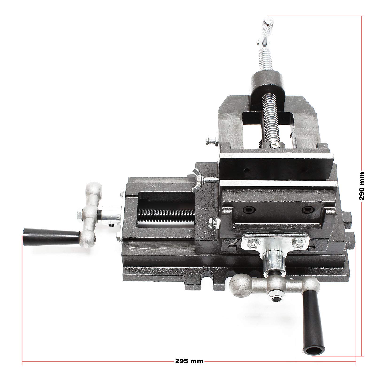 Étau de fraisage 2 Axes 75 mm Perceuse à tarauder Table croisé Établi Étau machine Outil Atelier