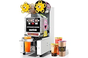 WantJoin Automatic 500-600 Cups/H Boba Sealer Machine