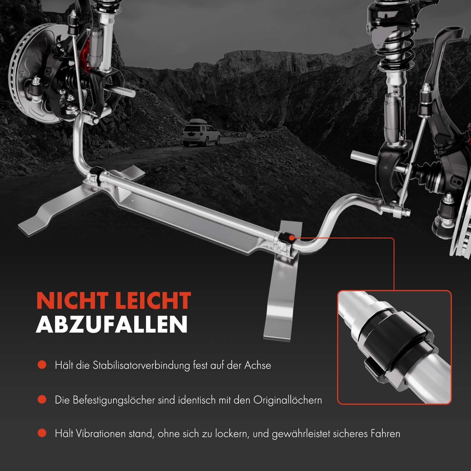 Frankberg Stabilisator ohne Gummilager Vorderachse 50704867