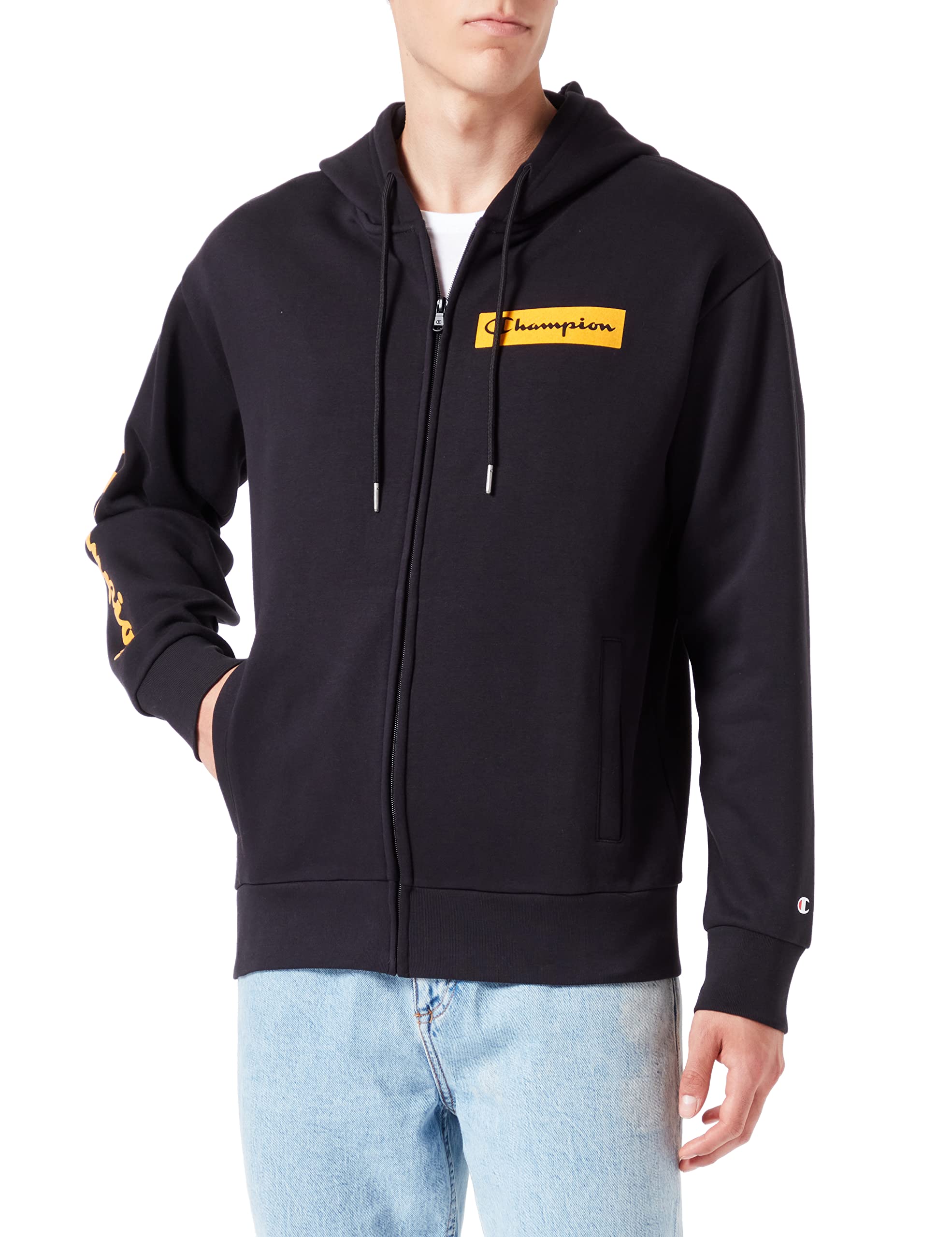 Champion Mens Flock Box Full Zip Hooded Sweatshirt Desertcart INDIA