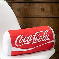 Vista 2 de Mark Feldstein & Associates Coca-Cola Red Soda Can 8 x 13 Inch Plush Polyester Pillow