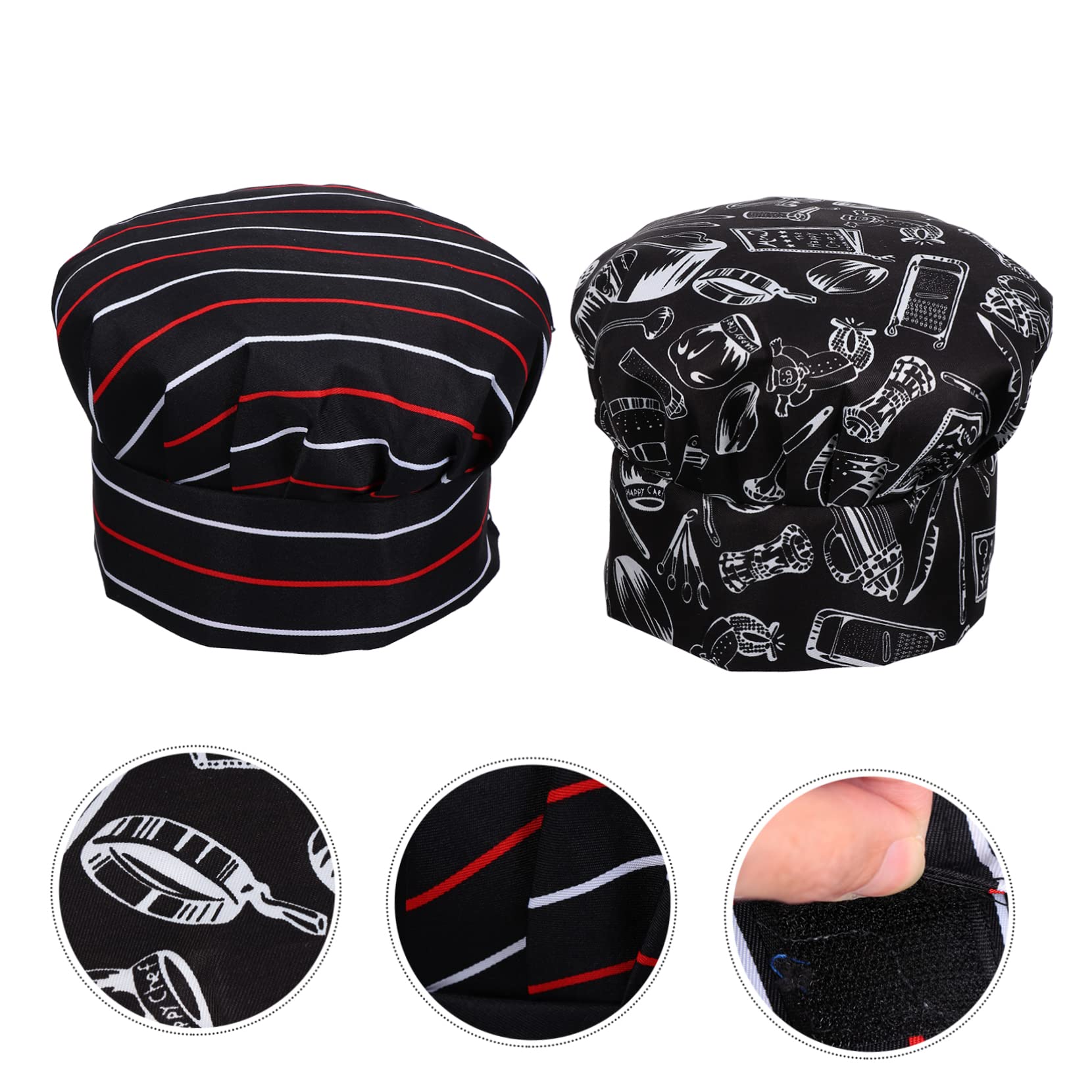 Ipetboom Gorro De Cocina Unisex Clásico para Restaurantes Cafeterías Y Catering De Material Y Transpirable