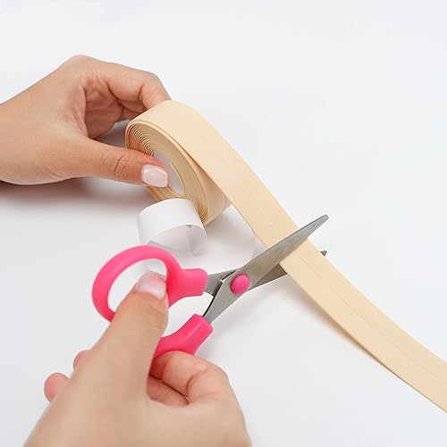 Miniatura 6 de Cinta selladora de PVC autoadhesiva para baño y cocina, cinta de sellado de calafateo para tinas y paredes, cinta de calafatear, cinta selladora,