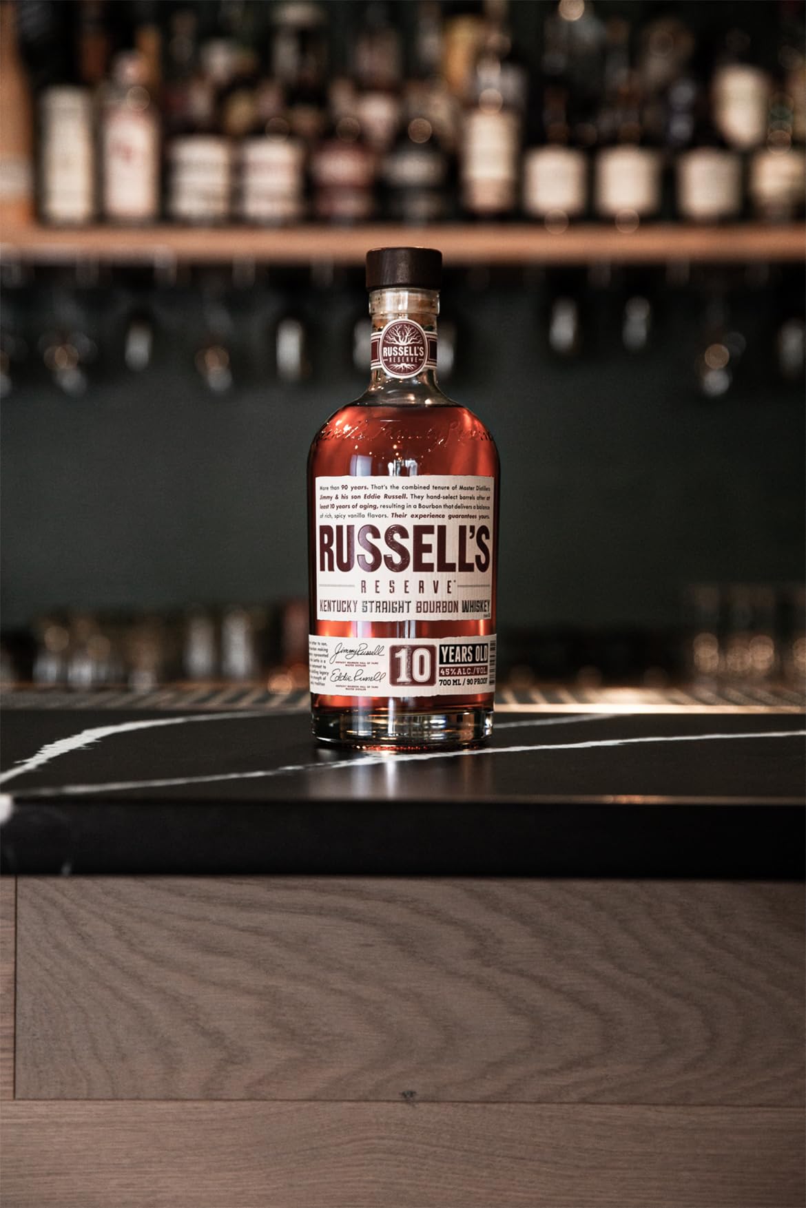 Wild Turkey - Russell's Reserve, Whiskey Invecchiato 10 Anni, Small Batch crafted Bourbon, 70cl, 45% Vol