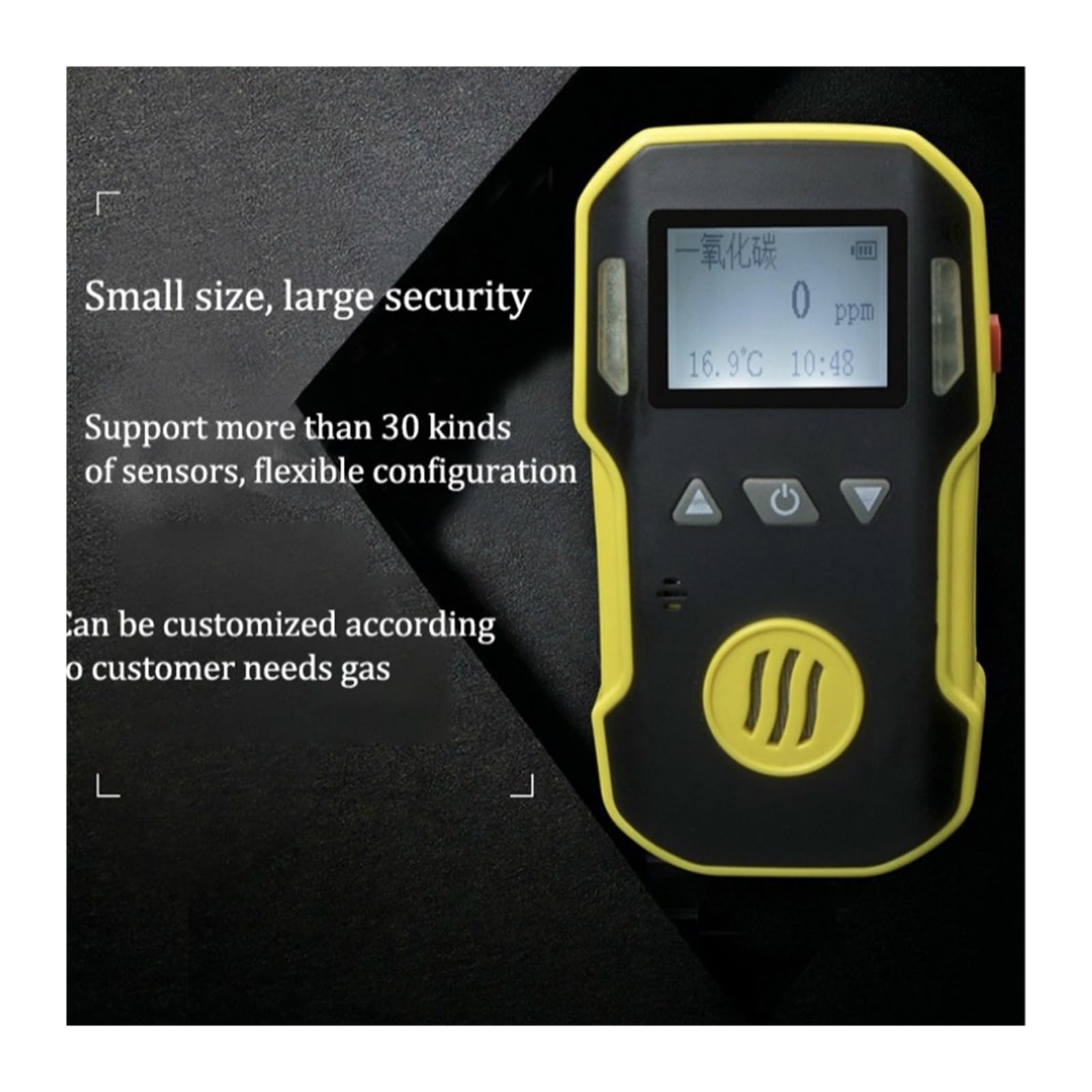 Detector de Gas con alarmas vibratorias, visuales y sonoras. Analizador Profesional Fugas NO2 for el Trabajo hogar Alta sensibilidad para Laboratorio