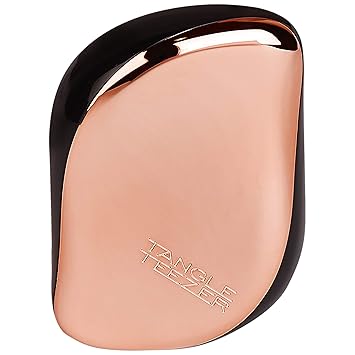 Tangle Teezer Compact styler detangling hairbrush, rose gold black, 1 Gram