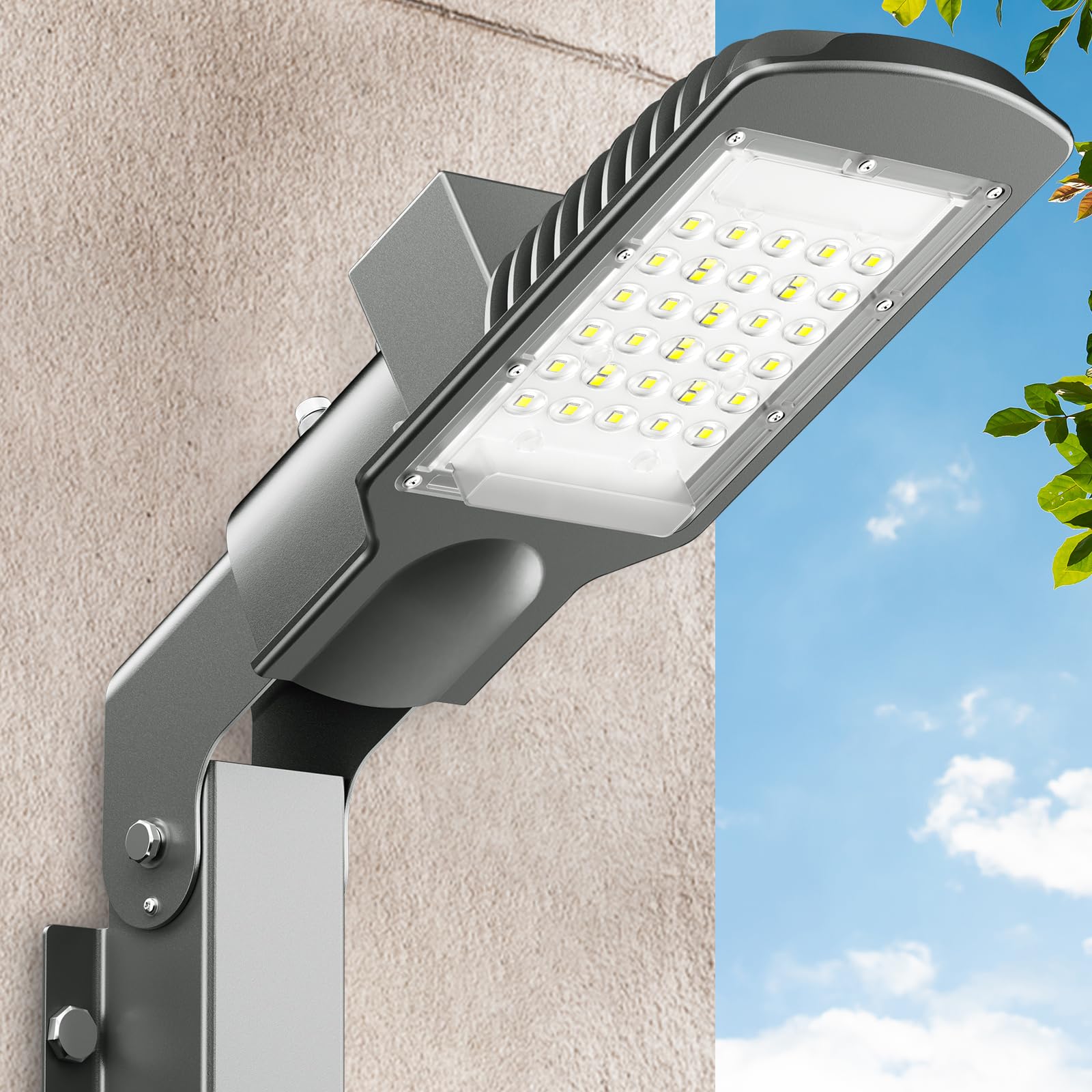 Amazon.co.jp: 【小形・軽量化】SUKITEN LED防犯灯 道路灯 50W 8000lm 