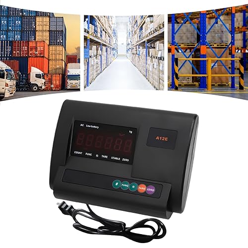 Miniatura 3 de Juego de básculas de 2.5T/5000LB para ganado animal, báscula de células de carga de acero resistente, juego de báscula de piso, kit de báscula de