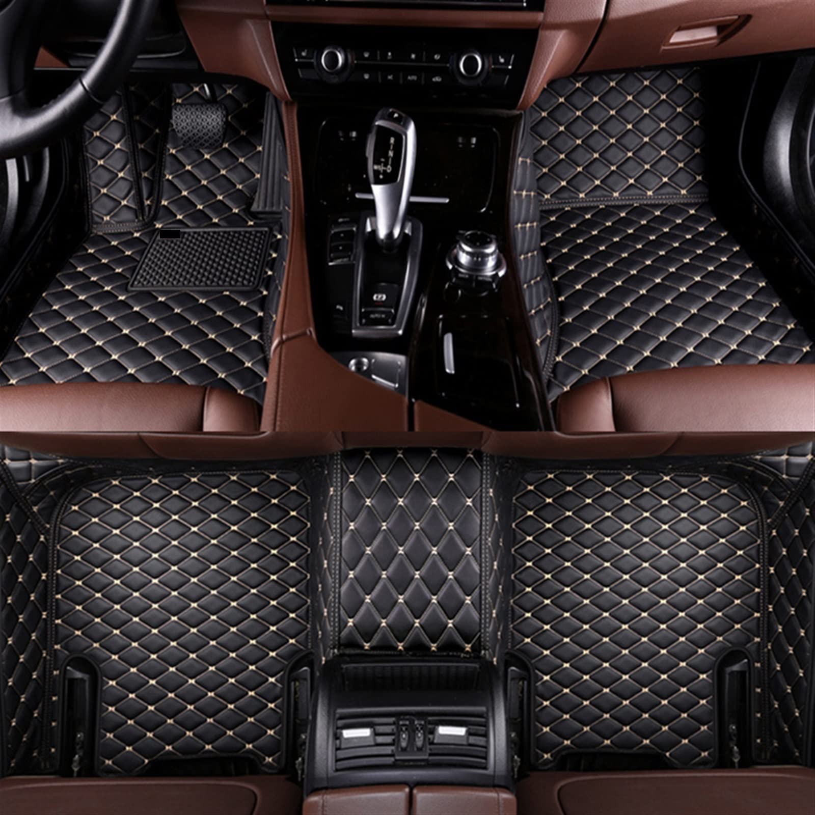 Tapis de sol de voiture ESPYN élégants - Finition haut de gamme pour Audi A6 et A4 Avant