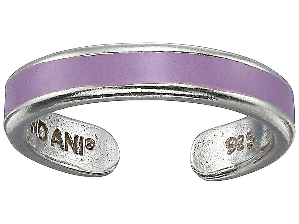 

Alex and Ani Purple Iris Cuff Ring (Sterling Silver) Ring