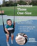Cuddobaby CuddleNest Baby Sitting Support |360° Protection, Adjustable Strap| Portable Insert for Highchair, Activity Centre, Swing, Bouncer, Trolley, Infant Sit-Up Learning Essential 0-6 Month - Grey