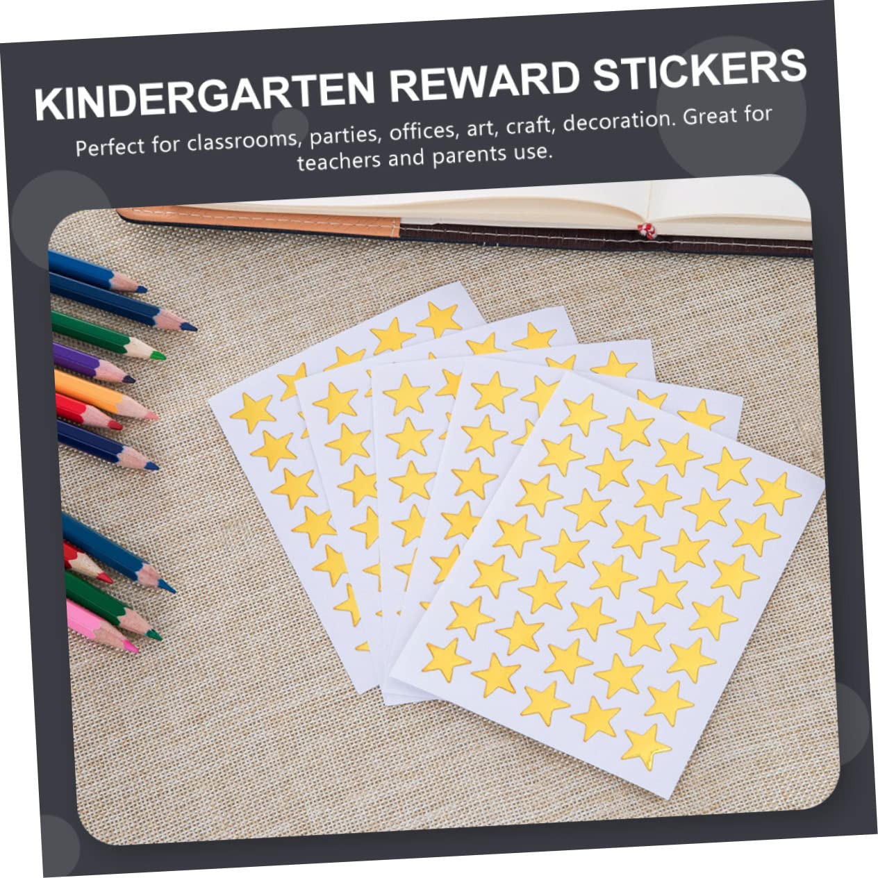 NUOBESTY 5 Sets Sternaufkleber Für Jungen Und Mädchen Belohnungstafel-aufkleber Entfernbare Pvc-hand-belohnungsaufkleber Zarte Jungen Und