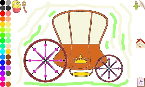 Princesa para colorir - Jogos para meninas : princesas, castelos e jóias ! Desenhos