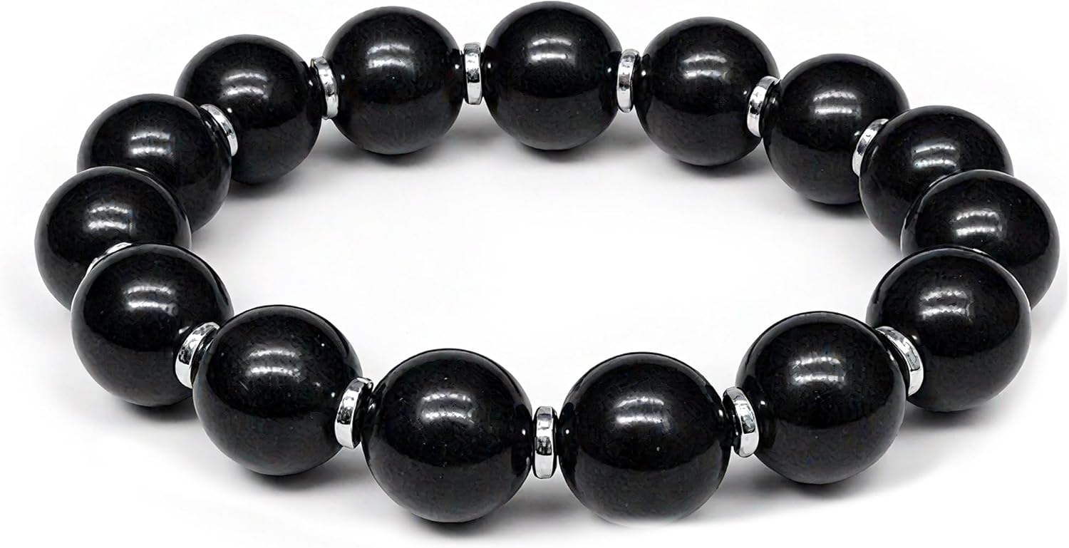 Feng Shui Natural Stone Bracelet – Natural Yellow Stone for Luck & Confidence Handmade 10mm Energy Jewelry for Men & Women Uplifting Gift with Gift Box