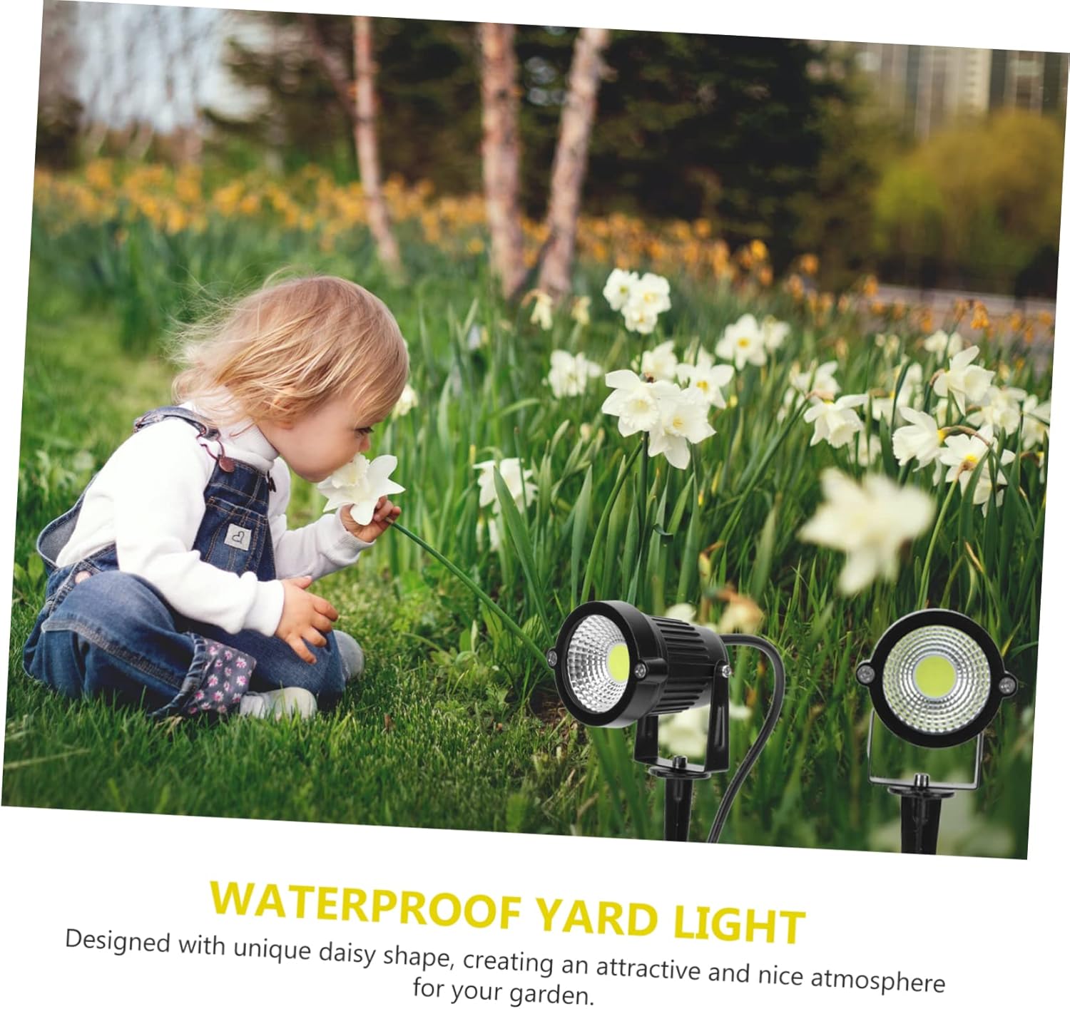 ARTIBETTER 10pcs Led Lawn Stick Lamps Solar Garden Lights Outdoor Spotlight Landscape Light Insert for Garden Decor