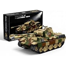 WW2 Panther 424 Panzer V Tank Building Blocks, 1675PCS Military Model