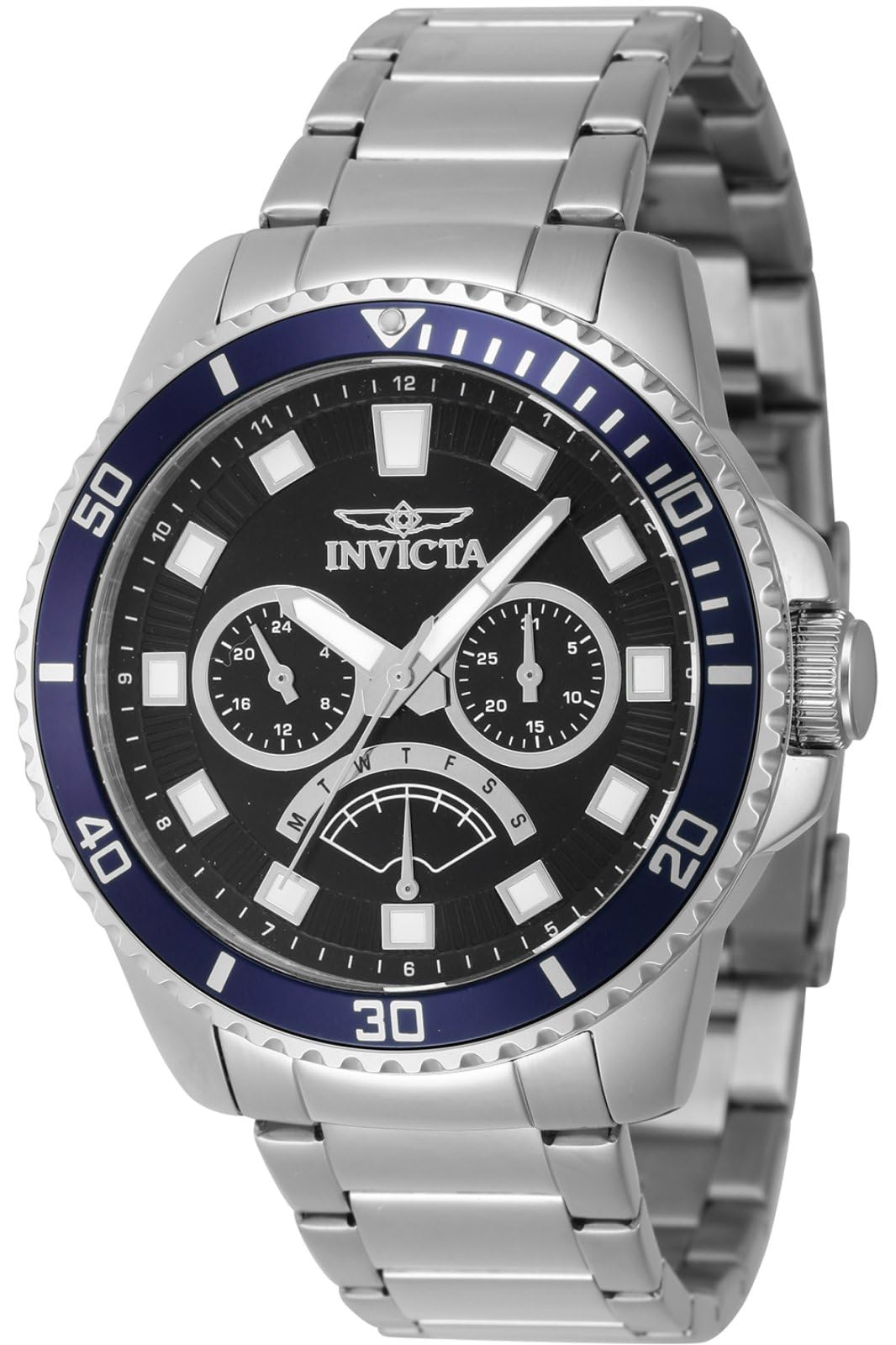 Invicta Stainless Steel Pro Diver Analog Black Dial Quartz Mens Watch -46935, Band_Silver (B0CK2LLHDT) Amazon Price History, Amazon Price Tracker