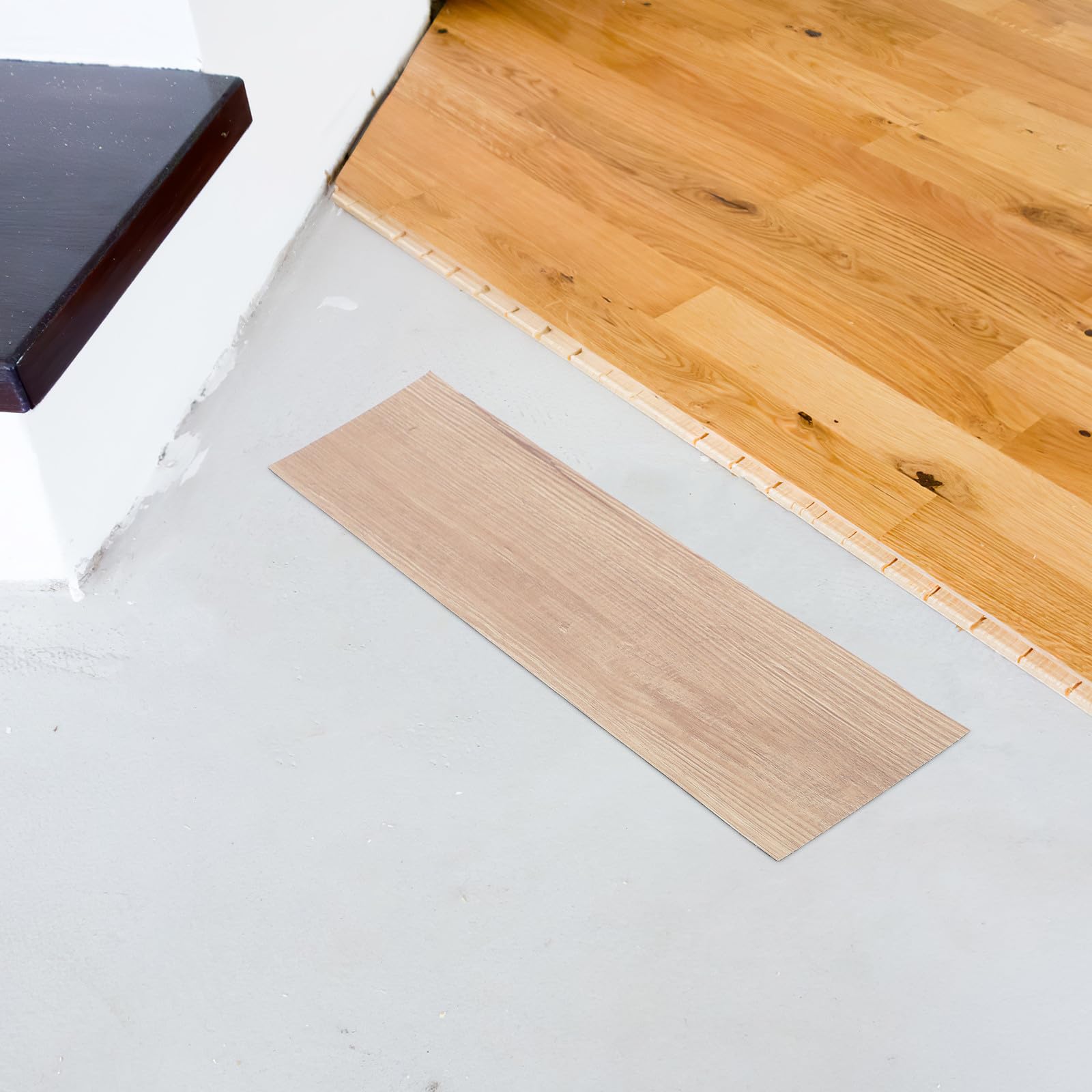 CRAFTHROU 32 Piezas Azulejos de Pared Autoadhesivos Diseño de Vetas de Madera Natural, Pvc Resistente al Desgaste, Fácil Instalación para Cocina y Renovación del Hogar