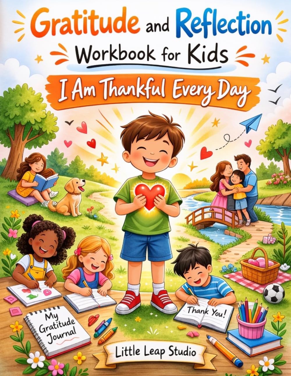 Gratitude and Reflection Workbook for Kids: I Am Thankful Every Day