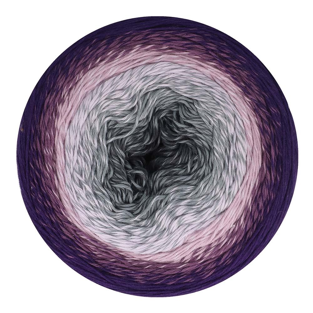 Scheepjes Cotton Whirl 1x1000m - 701 Grape Jam, Filato per Maglieria e Unità