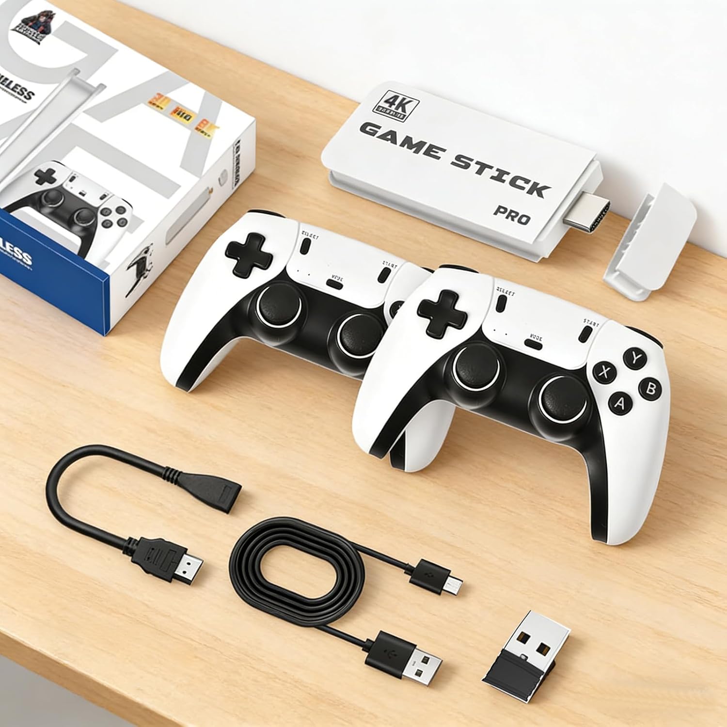 2026 Upgrade M15 Retro Game Stick Pro, 128GB Storage, Retro Gaming Console with Wireless Controller, Plug & Play for TV PC, Supports Multiple-Open-source Emulator Platform 3 71+RkoOLATL. SL1500