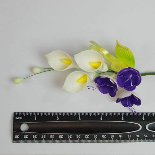 Miniatura 3 de Global Sugar Art Surtido de flores pequeñas para pastel de azúcar, juego A, 6 unidades por Chef Alan Tetreault