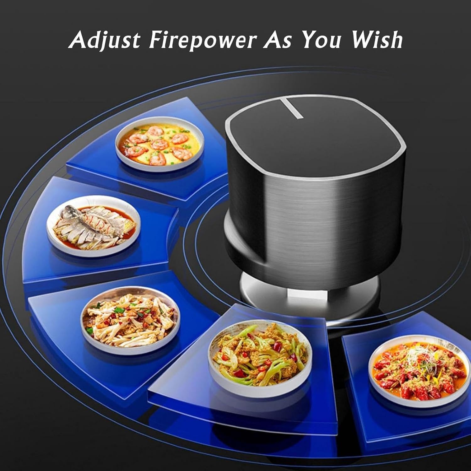 2 Burners Gas Cooker - 5.2KW Gas Cooktop, Tempered Glass Gas Stove 9 Cavity Fire, Desktop and Recessed Installation, for Home Kitchen Camping(LPG)