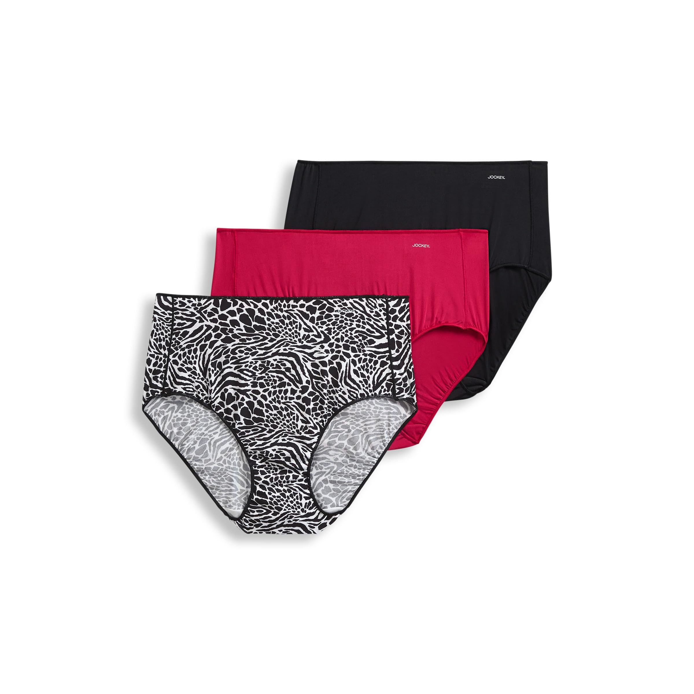 Jockey Women's Underwear No Panty Line Promise Hip Brief - 3 Pack