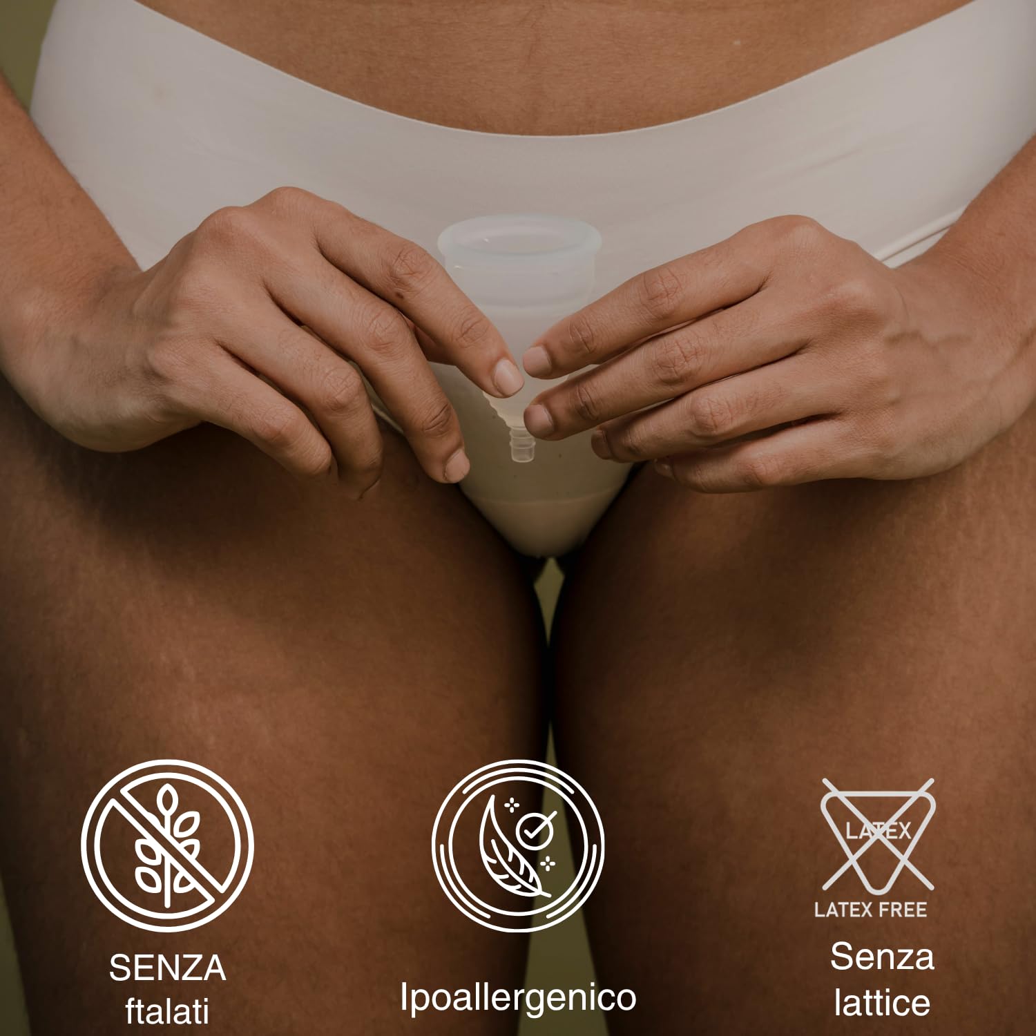MamiCup® zestaw kubków menstruacyjnych M+L (turkusowy) - miękki, elastyczny, medyczny silikon wielokrotnego użytku
