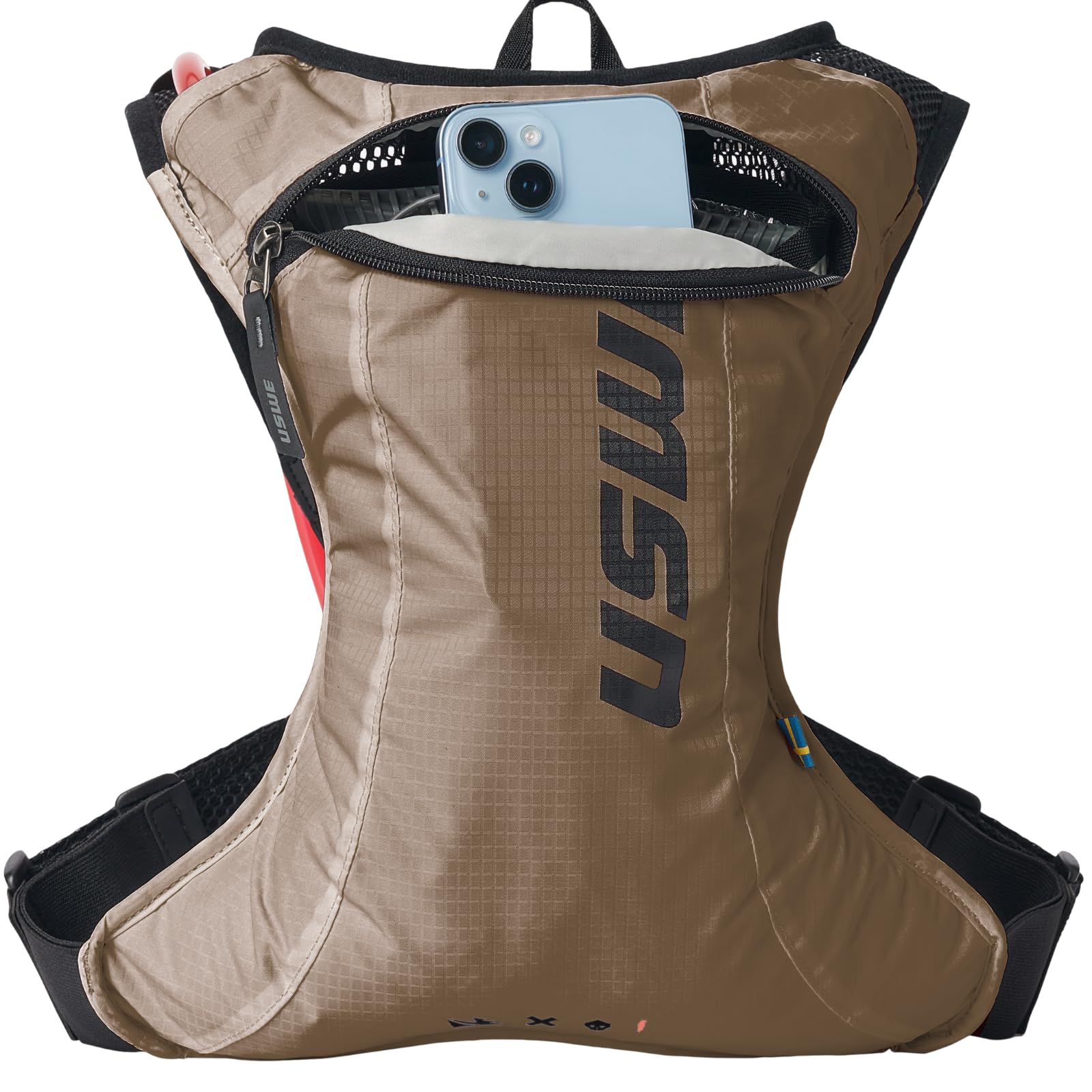 USWE Race 2.0, mochila de hidratación ultraligera con bolsa de agua de 2.0 L, paquete a prueba de fugas para grava, MTB, correr, senderismo, ciclismo, camping, ciclismo para hombres y mujeres