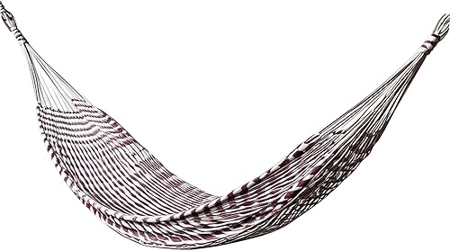 ALL NAHLO Hamaca doble de algodón, portátil, ligera, columpio para hombre, soporte de árbol, cuerda de camping, tienda de campaña al aire libre,
